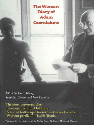 cover image of The Warsaw Diary of Adam Czerniakow